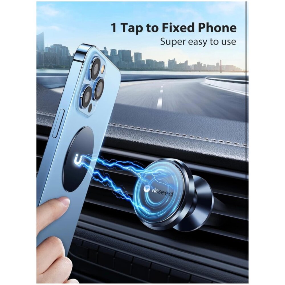 VICSEED Magnetic Phone Holder Car Vent Mount - Picture 4 of 10